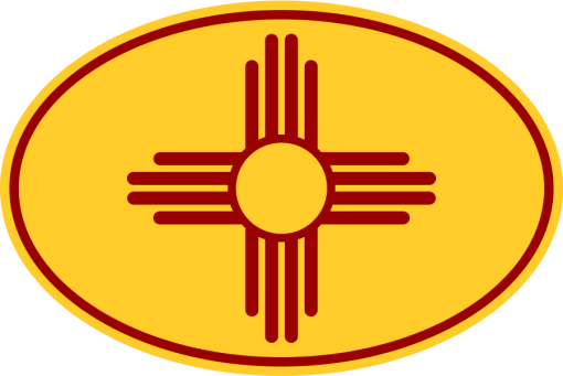 Zia Symbol Oval Decal