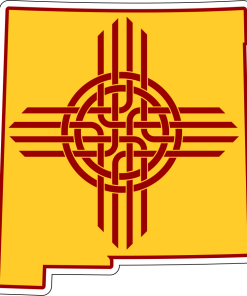 Celtic ZIA NM Outline Decal