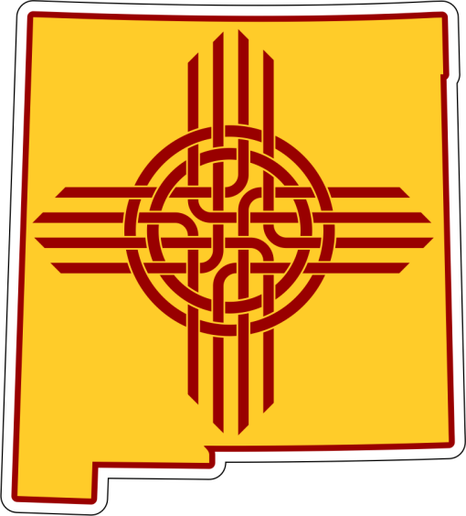 Celtic ZIA NM Outline Decal