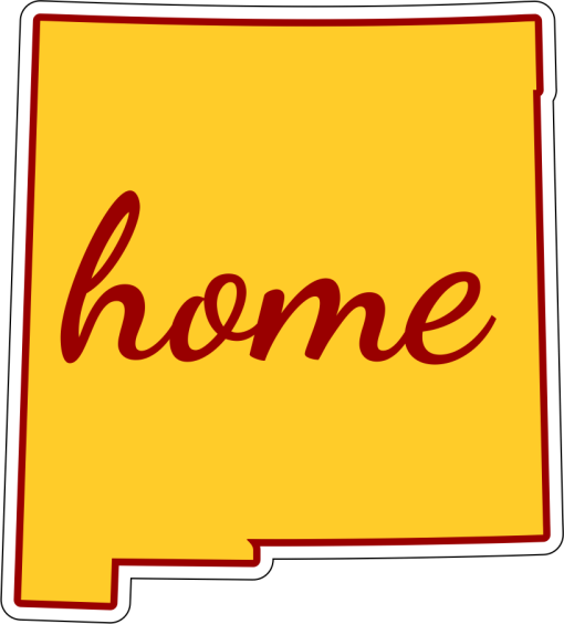 home NM Outline Die-Cut Decal