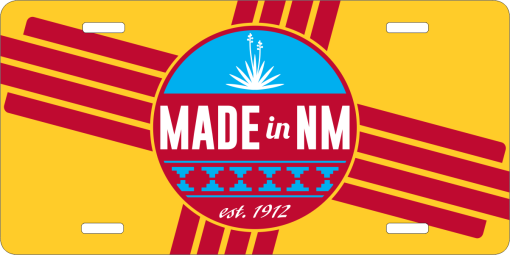Made in NM License Plate