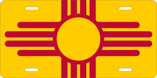 Zia Symbol License Plate