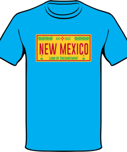Authentic New Mexico License Plate Shirt