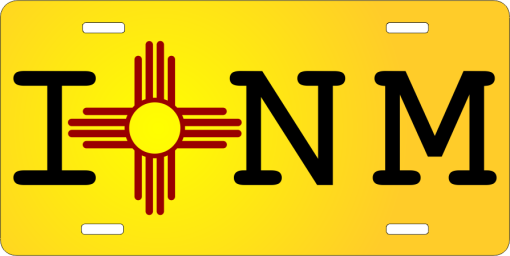 I ZIA NM License Plate