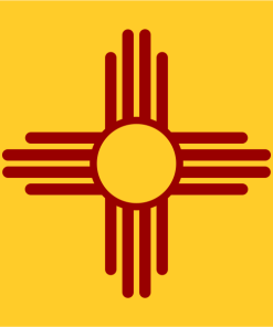 NM Flag Fridge Magnet