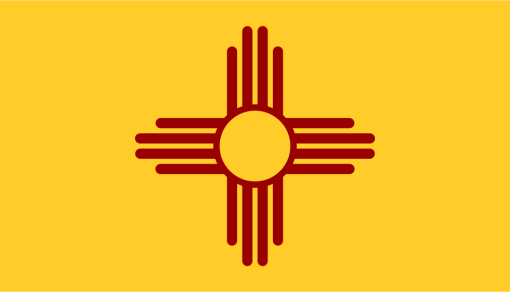 NM Flag Fridge Magnet