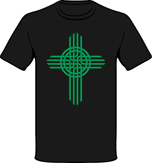 Celtic ZIA Cross Shirt - Image 2