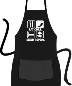 Eat Chile, Sleep, Repeat Apron